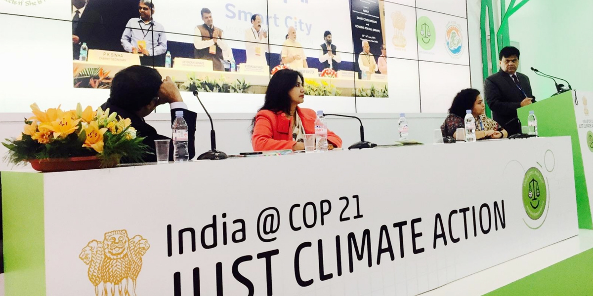 Represented India at COP21, Paris